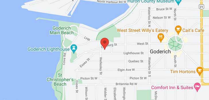 map of #200 -5 COBOURG ST